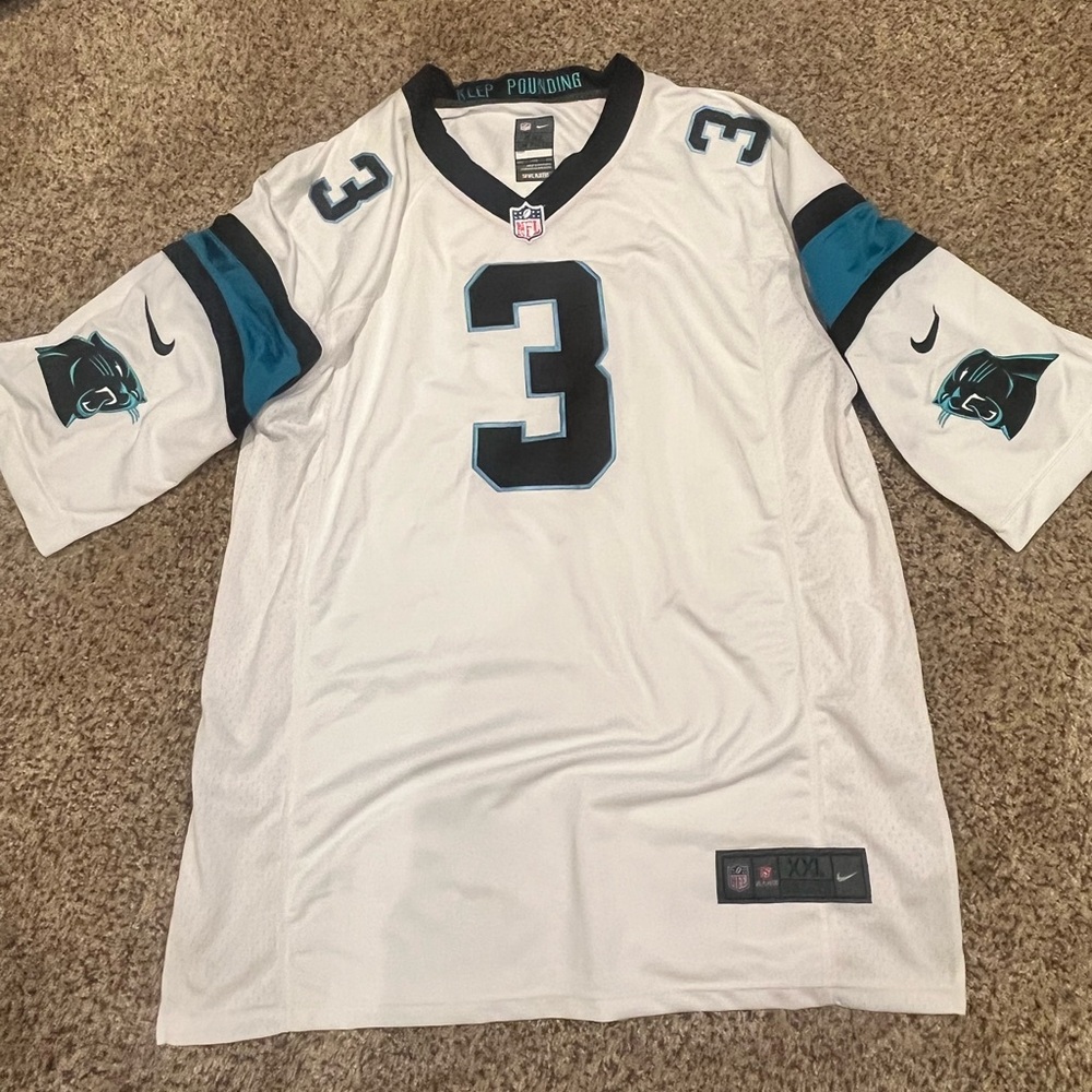 Stitched Will Grier Panthers Jersey